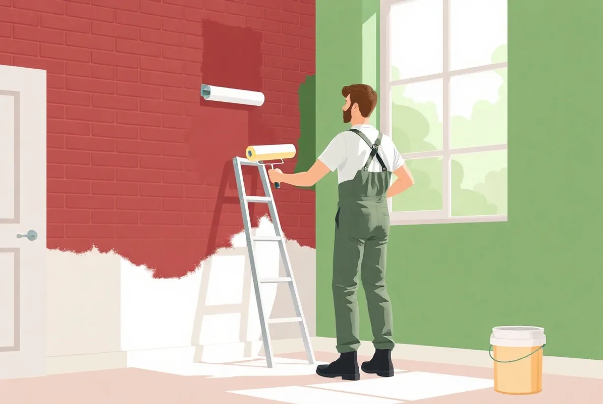Peintre Thouaré-sur-Loire 44470 en intervention sur un chantier